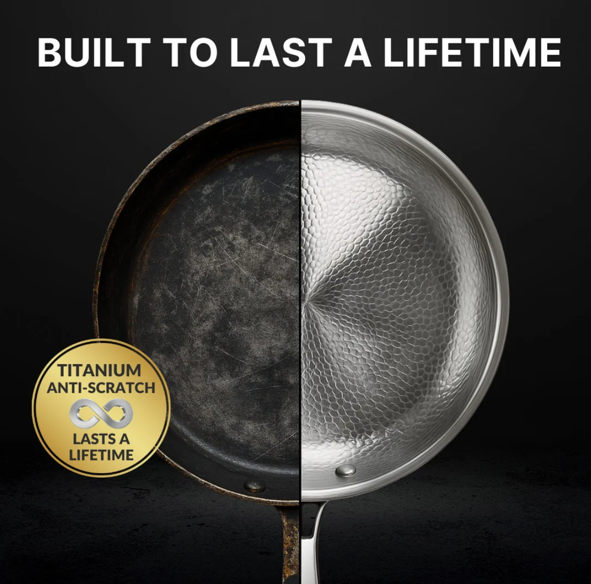 Titanium Wok Pan (30CM/12")