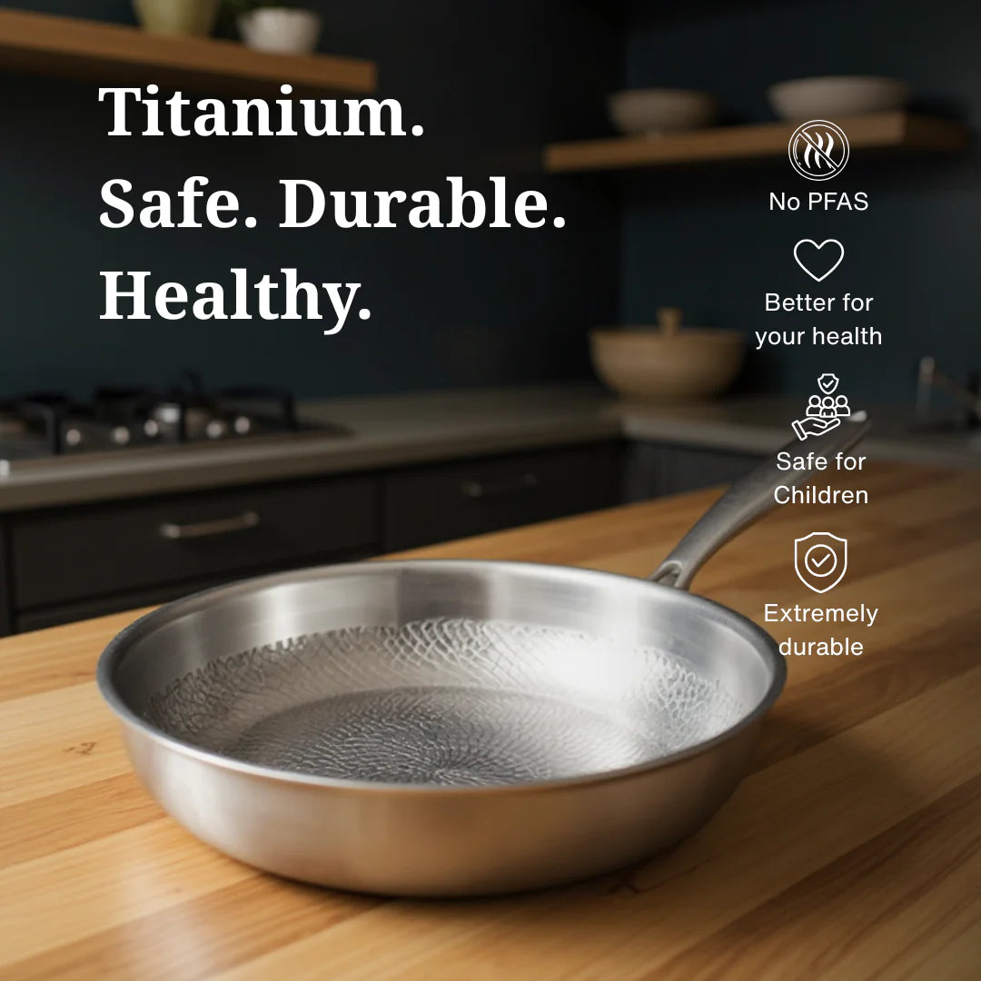 Titanium Hammered Pan Pro Duo Set
