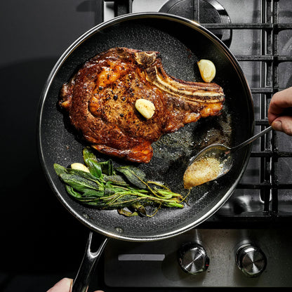 Hybrid Non-Stick Pan Set With Lids, 6-pc