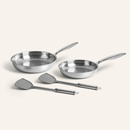 Titanium Hammered Pan Pro Duo Set