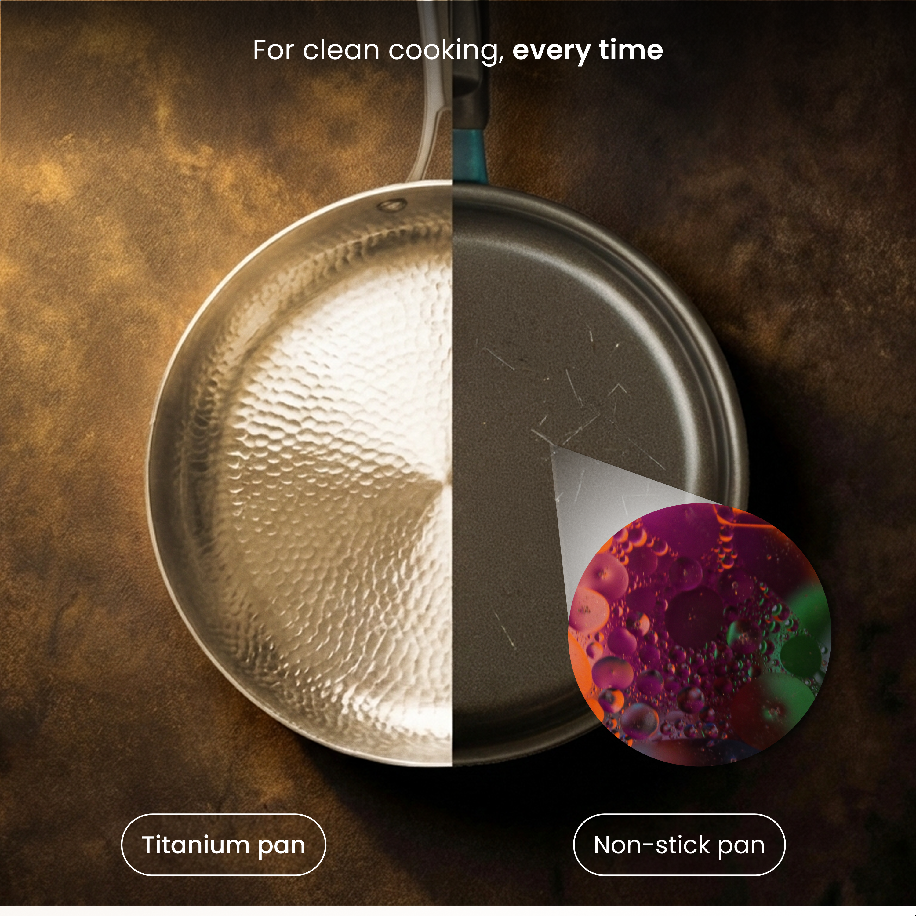 Titanium Pan Pro® | Perfect non-stick cooking without toxic chemicals!